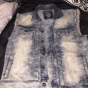 Jean vest , black smith